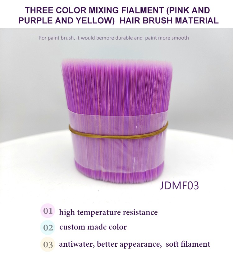 Dye hair brush bristle 