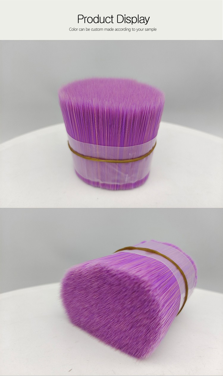 Dye hair brush bristle 