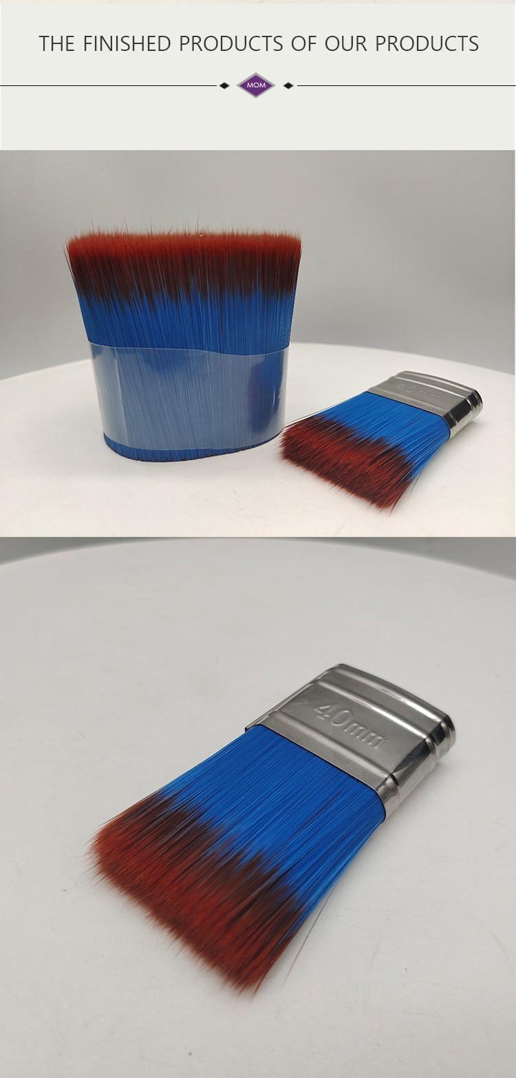 The smooth brush head bristles are very easy to clean The smooth brush head bristles are very easy to clean