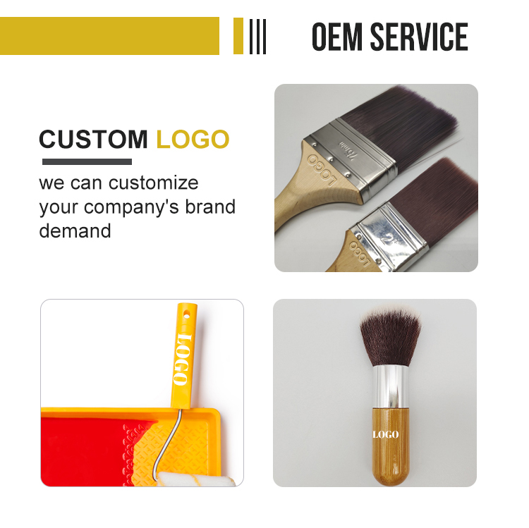 The brush is made of pure, soft and flexible nylon hair The brush is made of pure, soft and flexible nylon hair